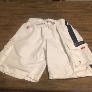 🔥3 for $10 White boys swim trunks